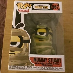 Funko POP! Movies - Minions S3 Vinyl Figure - MUMMY STUART #967 - New in Box